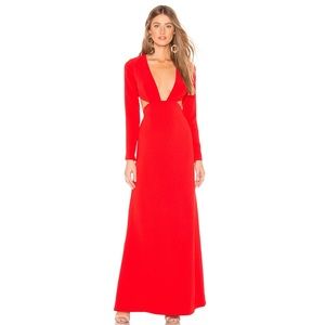 Lovers + Friends Tessa Gown in Red from REVOLVE